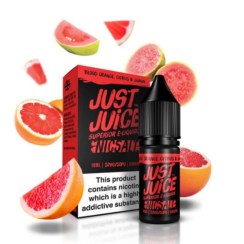 LÍQUIDO BLOOD ORANGE CITRUS & GUAVA - NICSALT - JUST JUICE.jpg LÍQUIDO BLOOD ORANGE CITRUS & GUAVA - NICSALT - JUST JUICE
