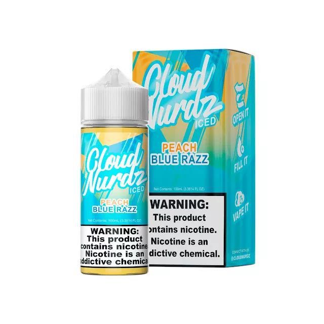 LÍQUIDO PEACH BLUE RAZZ ICED - CLOUD NURDZ.jpg LÍQUIDO PEACH BLUE RAZZ ICED - CLOUD NURDZ
