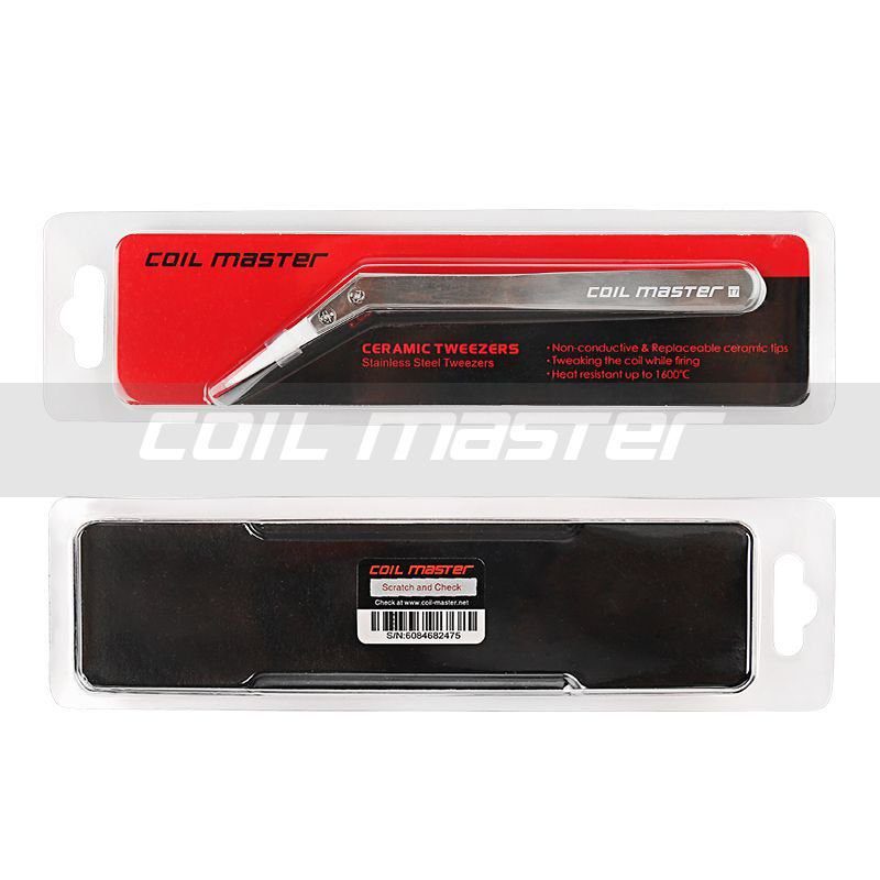 PINÇA CERÂMICA TWEEZERS CURVA - COIL MASTER.jpg PINÇA CERÂMICA TWEEZERS CURVA - COIL MASTER