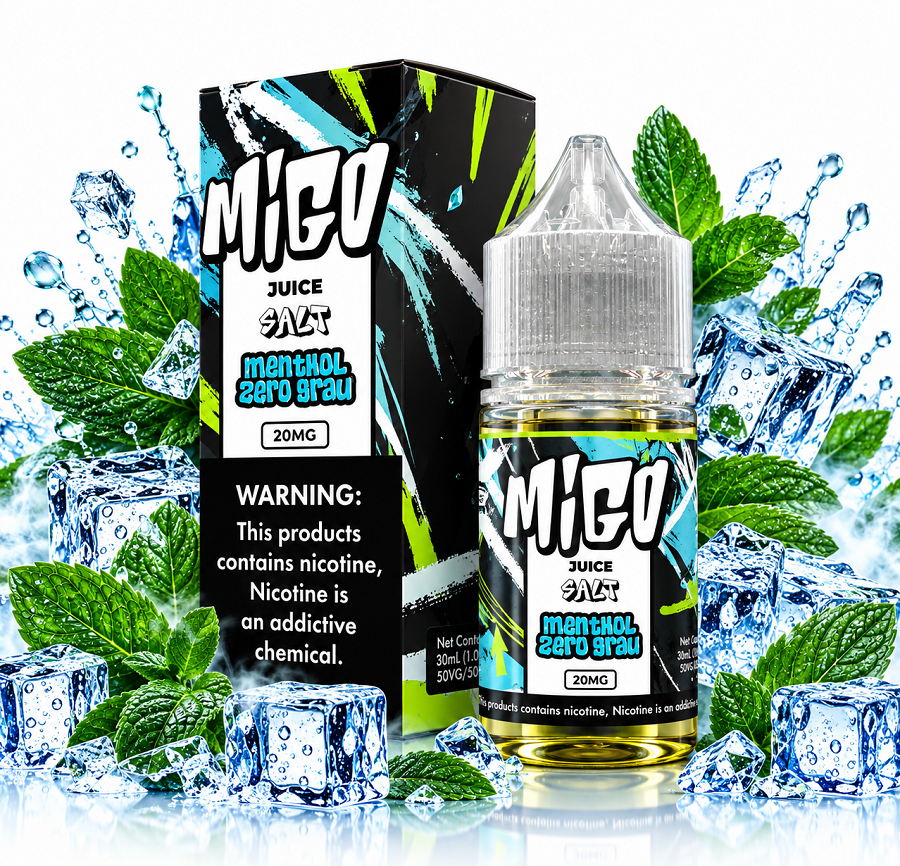 SALT MENTHOL ZERO GRAU - MIGO
