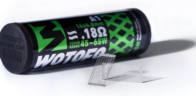 ac98a2e2df3fdc6c6be1b7228577c154-1.jpg PREBUILT A1 MESH STYLE COIL 0.18Ω PARA RTA / RDA - WOTOFO