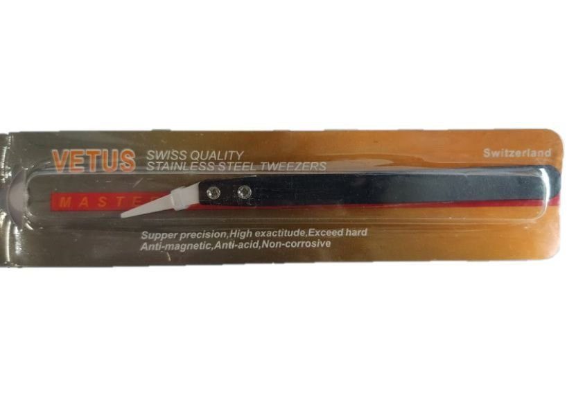 PINÇA DE CERÂMICA TWEEZERS CURVA - VETUS.jpg PINÇA DE CERÂMICA TWEEZERS CURVA - VETUS