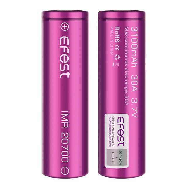 BATERIA 20700 LI-ION EFEST PURPLE 3.7V 3100 MAH HIGH DRAIN 30A - UNITÁRIO-1.jpg BATERIA 20700 LI-ION EFEST PURPLE 3.7V 3100 MAH HIGH DRAIN 30A - UNITÁRIO