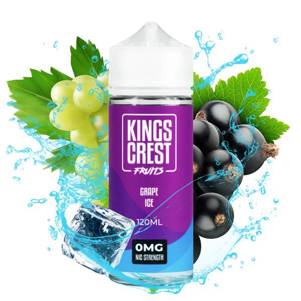 LÍQUIDO GRAPE ICE - FRUITS - FREEBASE - KINGS CREST