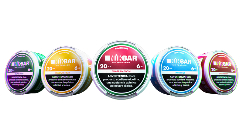 NIK POUCHES 6MG - NIKBAR.png NIK POUCHES 6MG - NIKBAR