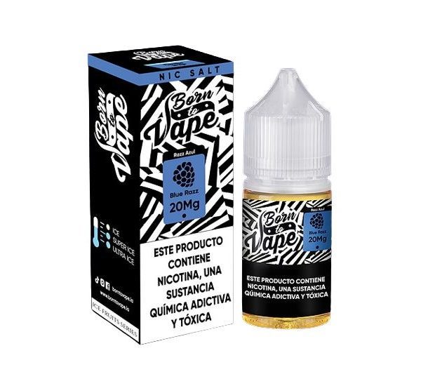 LÍQUIDO BLUE RAZZ - NICSALT - BORN TO VAPE