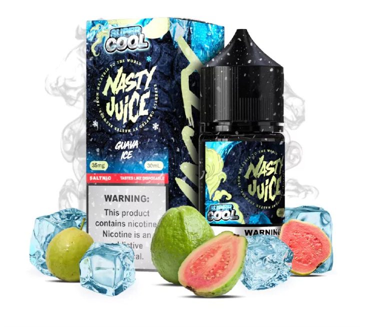 75e37b9574728507b1b6976d5cba1d82.jpg LÍQUIDO GUAVA ICE - NICSALT - NASTY SUPER COOL