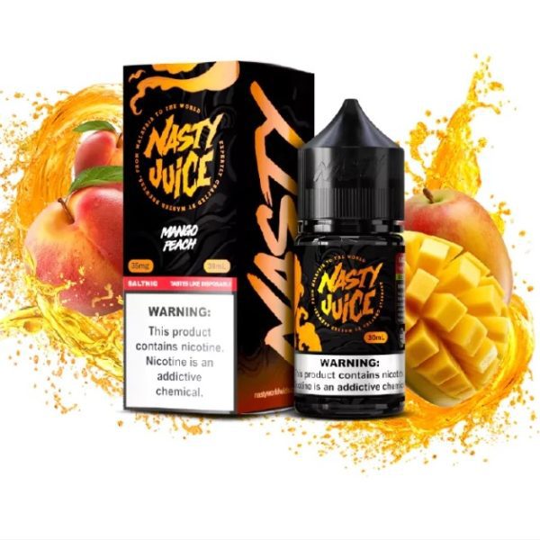 LÍQUIDO MANGO PEACH - NICSALT - NASTY SMOOTH