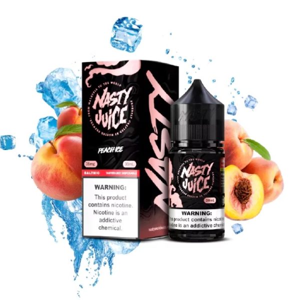 LÍQUIDO PEACH ICE - NICSALT - NASTY SMOOTH