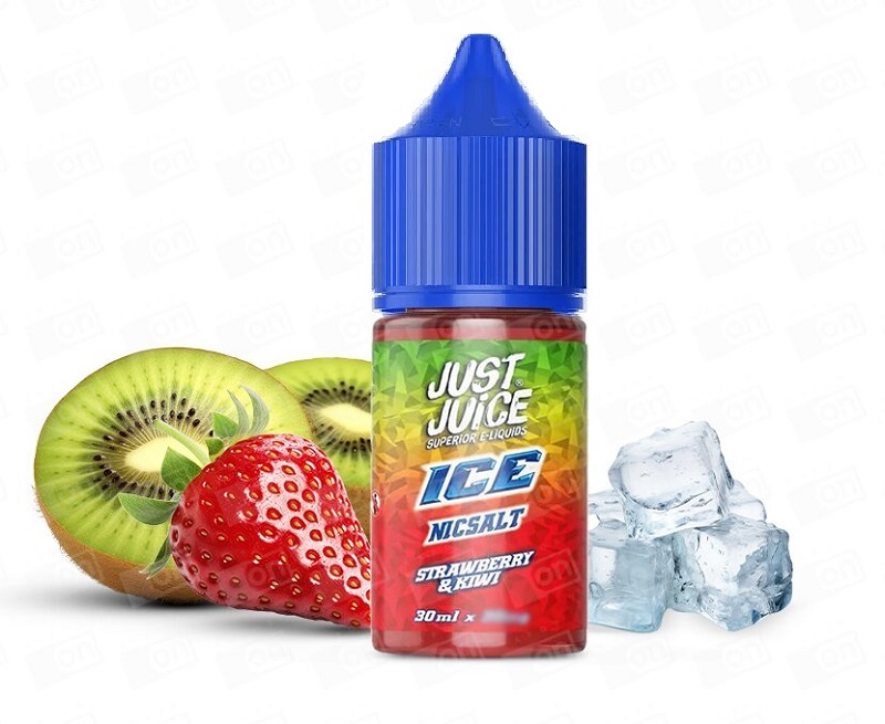 LÍQUIDO STRAWBERRY & KIWI ICE - NICSALT - BLVK/JUST JUICE.jpg LÍQUIDO STRAWBERRY & KIWI ICE - NICSALT - BLVK/JUST JUICE