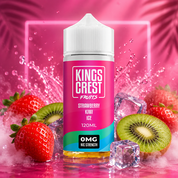 STRAWBERRY KIWI ICE – FRUITS – FREEBASE – KINGS CREST