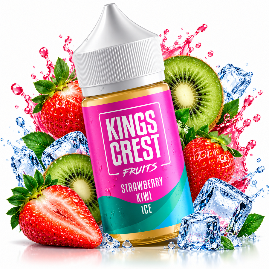 strawberry-kiwi-ice-freebase-kings-crest-120ml