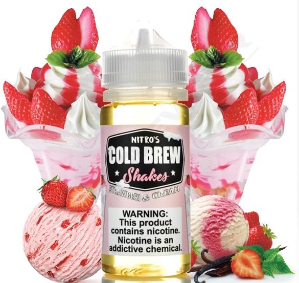 LÍQUIDO STRAWBERRY CREAM - NITRO'S COLD BREW