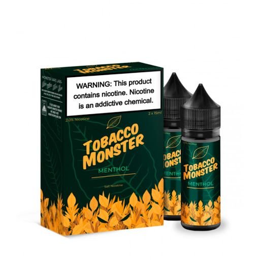 LÍQUIDO MENTHOL SALT NICOTINE - TOBACCO MONSTER