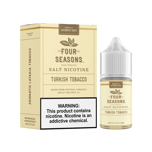 Four Seasons Turkish Tobacco LÍQUIDO TURKISH TOBACCO - NICSALT – FOUR SEASONS