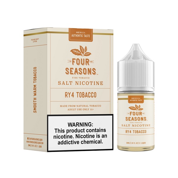 Four Seasons RY4 Tobacco LÍQUIDO RY4 TOBACCO - NICSALT – FOUR SEASONS